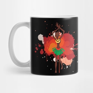 Melanin Pride Afro Queen Poppin Gift Mug